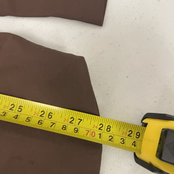 Zara Womens Blazer Suit Jacket XS Chocolate Brown Tie Belt 2010/821 NWT - Picture 13 of 14